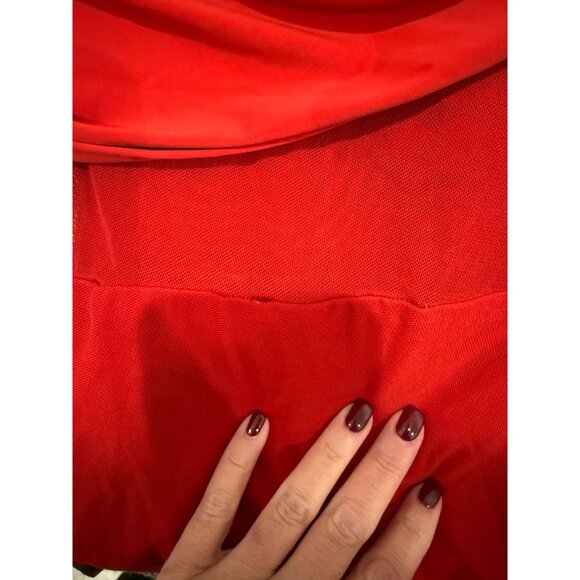 Deme by Gabriella RED Carla Off Shoulder Maxi Gown - Size XS - Picture 10 of 11